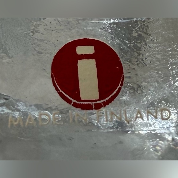 Iittala Finland Crystal Votive Candle Holder Corona Design Jorma Vennola Vintage - Picture 8 of 10